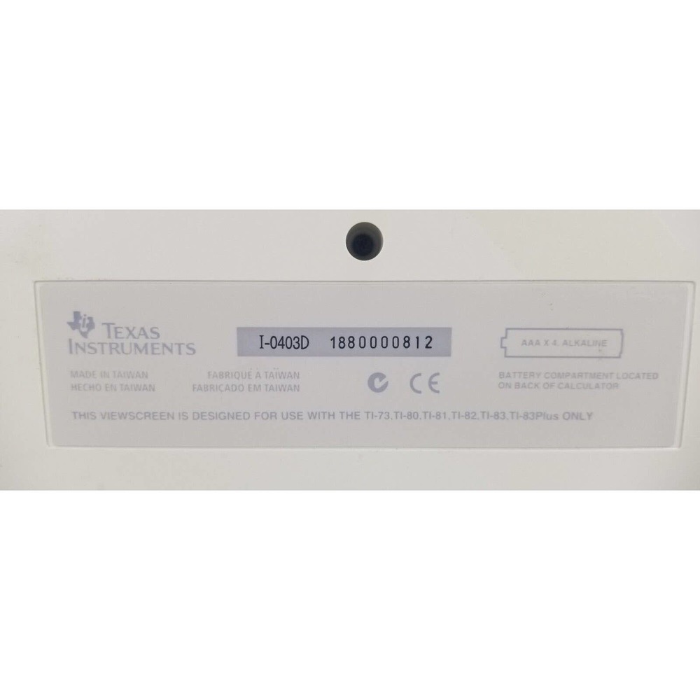 Texas Instruments Ti Viewscreen 73 80 81 82 83 84… - image 3